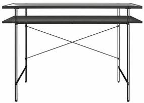 Birou cu blat din sticlă 49x108 cm Wainwright – Støraa