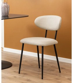 Scaune de dining crem 2 buc. Denise – Actona