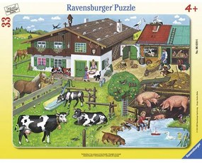 PUZZLE FAMILII DE ANIMALE, 33 PIESE (RVSPC06618)