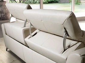 Canapea 2 locuri design italian, Functia Relax, Cowhide sand