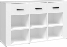 vidaXL Servantă, alb, 100x30x59,5 cm, lemn compozit