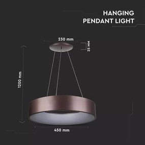 Lustră dimmabilă LED pe cablu 1xLED/20W/230V