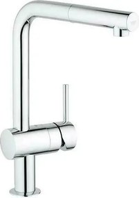 Baterie bucatarie cu dus extractibil Grohe Minta crom lucios