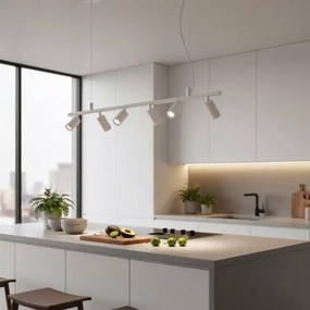 Lustră LED pe cablu Ideal Lux DYNAMITE 6xGU10/7W/230V CRI 90 alb