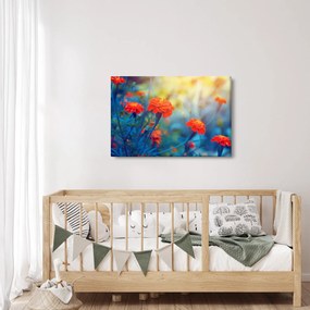 Tablou - Flori portocalii (90x60 cm)