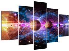 Tablou - Sistemul solar (150x105 cm)