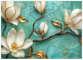 Tablou - Magnolii 3D (70x50 cm)