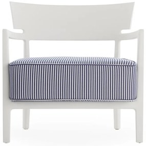 Fotoliu de exterior CARA MAT, diferite variante - Kartell Culoare: alb/albastru