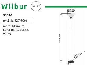 Lampadar, Lampa de podea WILBUR