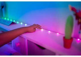 Instalație LED RGB dimabilă de Crăciun 200xLED 14 m USB Wi-Fi Twinkly TWKH200RGB-G