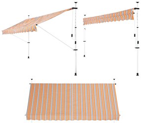 Deuba Copertina portocaliu-albastru - 400cm