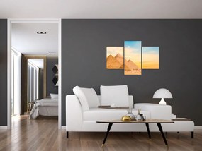 Tablou cu piramidele din Egipt (90x60 cm)