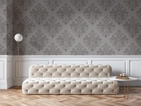 Tapet Baroque Pearl, Beige, Rebel Walls