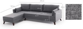 Canapea de colț Bella Corner Sofa Left 1