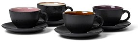 Cești negre 4 buc. din ceramică 240 ml Gastro Black/Mix – Bitz