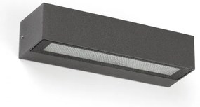 Aplica LED de exterior ambientala design modern IP65 LAKO gri inchis