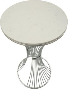 Mauro Ferretti Masa din fier si marmura cm ø 50x98 | Aosom Romania