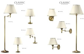 Jupiter 510 - CL L L p - Lampa de masa CLASSIC E27/W60/230V