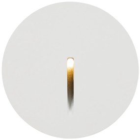 Spot LED incastrabil scari / perete exterior IP54 Lock alb