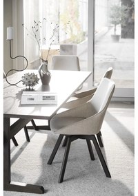 Scaune de dining bej 2 buc. Alison – Rowico