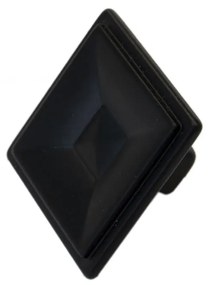 Buton model PARI, finisaj negru mat