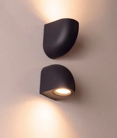 Mini aplica iluminat fatada exterior IP65 BALDY negru