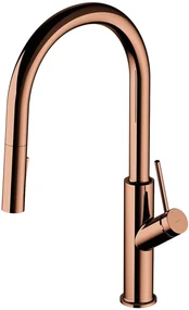 Omnires Bend baterie bucătărie pe picior cupru BE6455CP