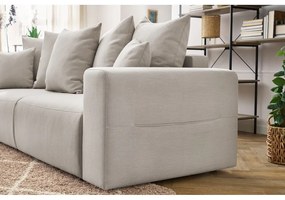 Canapea extensibilă bej deschis Envy - Bobochic Paris