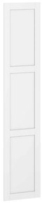Ușa pentru dulap Unity, suprafață reliefată, alb