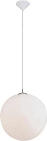 Eglo 22873 - Lustră suspendată pe cablu RONDO 1xE27/60W/230V albă