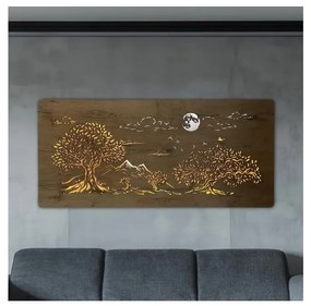 Li-Go 5478/DUB2 - Decorațiune de perete LED reglabilă, 24 W, 230 V, 130 x 60 cm, stejar