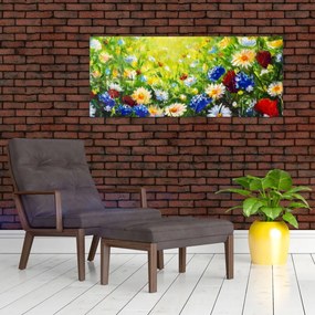 Tablou - Flori sălbatice (120x50 cm)