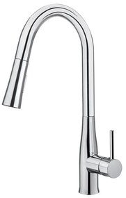 Baterie de chiuvetă cu cap de duș detașabil Deante BDH_072M LUKRECJA crom lucios