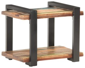 320491 vidaXL Noptieră, 50 x 40 x 40 cm, lemn masiv reciclat