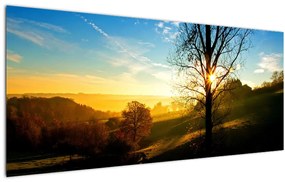Tablou cu răsăsrit de soare (120x50 cm)