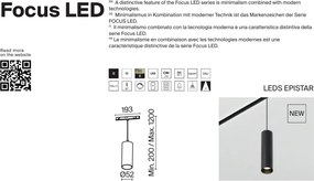 Pendul LED pentru sina magnetica Focus Led Exility 2700-6000K 12W 36 grade Dim Smart