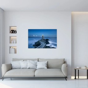Tablou cu far și marea (90x60 cm)