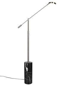 Lampadar negru-argintiu LED (înălțime 145 cm) Fiore – Trio Select