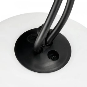 Lampă LED reglabilă reîncărcabilă pentru exterior VENEZIA LED/1,5W/5V 2500K IP54 2600mAh negru