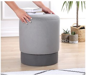 Taburet gri Ropp – Artie