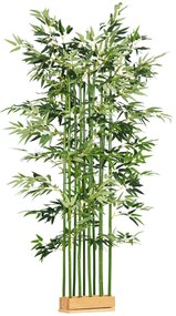 HOMCOM Bambus Artificial, Plantă Artificială, Plantă de Decor, Aspect Real, ușor de întreținut, pentru utilizare acasă, înălțime 180 cm, Verde | Aosom Romania