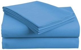 Cearsaf din bumbac LUX azur-albastru 140x240 cm