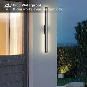 Brilagi - Aplică LED de exterior LINEO LED/24W/230V 3000K IP65 negru