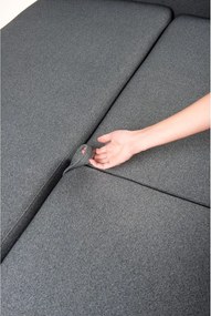 Canapea extensibilă Bonami Selection Pop, gri închis