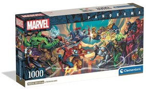 Avengers VS Villains Puzzle panoramic Compact Clementoni de 1000 de piese