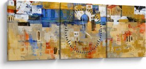 Tablou - Zidul plângerii, Ierusalim, Israel (cu ceas) (90x30 cm)
