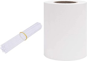 vidaXL Panou de intimitate grădină, alb, 35 x 0,19 m, PVC