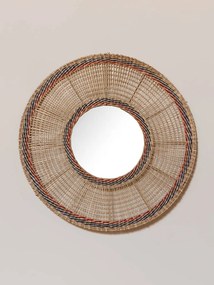 Oglinda de perete, din iarba de mare, Samoa