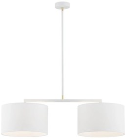 Lustra suspendata moderna KARIN 2L alba