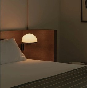 Aplica de perete neagra design minimalist DOME
